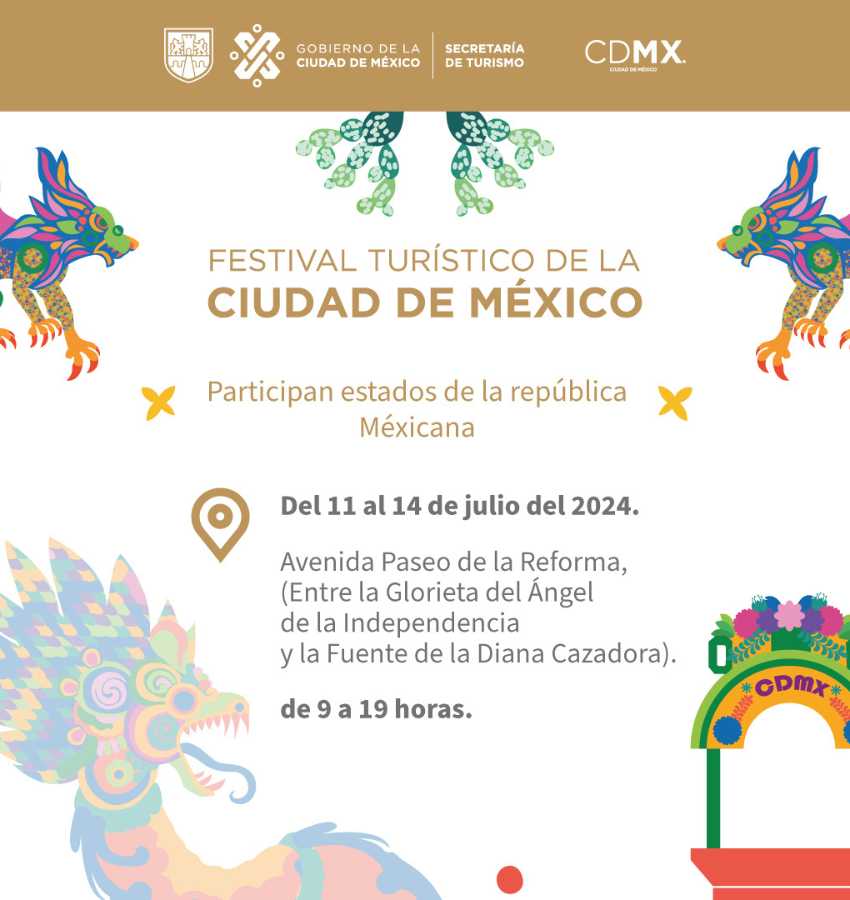 Ya está por comenzar el Festival Turístico de la Ciudad de México