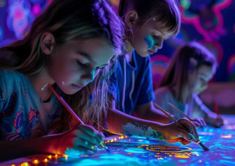 Neon Brush Kids en CDMX: diversión creativa para toda la familia